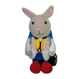 Soft Play The Dr. Bunny Plush Storybook Backpack Plush Book Vintage Toy